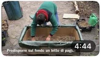 Costruzione e avvio di una compostiera in pallet
